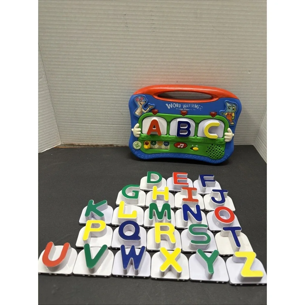 LEAP FROG WORD WHAMMER Electronic Magnetic Fridge Phonics Set - 26 Letters A-Z